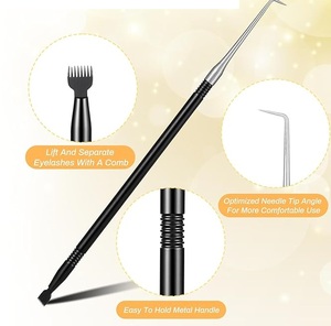 Rehausseur de cils en acier inoxydable, outil de lifting des cils, meilleur prix, outils d'extension de cils à pointe fine, pince à cils pour lifting - Product Image 3
