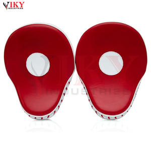 Pads de frappe et gants de boxe professionnels en cuir, boucliers de frappe incurvés pour MMA, Kickboxing, Arts martiaux, Muay Thai - Product Image 4