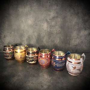 Jarra de Aluminio de 500 ml con Diseño Pintado a Mano, Ecológica, de Doble Pared y Aislamiento al Vacío para Cerveza, OEM, para Bares y Fiestas - Product Image 5