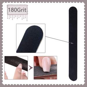 Lima de Uñas Profesional Cuadrada de Acero Inoxidable de Alta Calidad, Mini Lima Clásica de Doble Cara con Grano 100/180, Ecológica y Duradera - Product Image 2