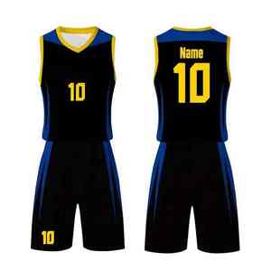 Vêtements d'équipe sportive pour jeunes, tissu doux et confortable, construction durable, pour les cours de gym à l'école, uniforme de volley-ball - Product Image 4