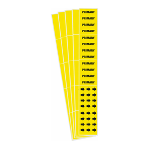 Marqueur de tuyau flexible Brady pour l'identification des tuyaux industriels et la direction du flux - Product Image 3