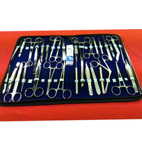 Kit de 98 Piezas de Instrumentos Dentales Veterinarios para Microcirugía Menor, Herramientas Quirúrgicas de Precisión de Acero Inoxidable, Reutilizables para Entrenamiento