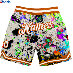 Pantalones Cortos de Playa para Hombre, Transpirables, con Estampado de Serigrafía, de Tela de Lona de Poliéster, Estilo Urbano, con Cierre de Cordón, de Secado Rápido - Product Image 5