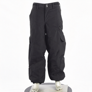 Pantalones de esquí y snowboard holgados personalizados para hombre, venta al por mayor, pantalones de esquí transpirables impermeables de invierno con bolsillos con cremallera, característica a prueba de viento - Product Image 1