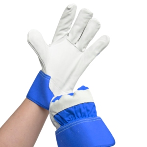 Guantes de Seguridad Industriales Antiestáticos de Piel de Oveja Canadiense, Diseño Nuevo, Puño Reforzado con Goma, Uso General, Duraderos - Product Image 6