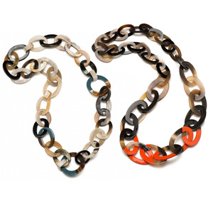 Collares de cadena de cuerno, joyería natural hecha a mano para mujer, venta al por mayor a precio de fábrica. - Product Image 6