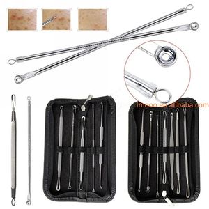 Factory Price 7PCS Pack <b>Blackhead</b> Remover Tool Stainless Steel Pimple Blemish Comedone <b>Extractor</b> Face Care Beauty Tool Set Kit - Product Image 4