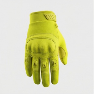 Customized PU Material Waterproof Windproof Full Finger Unisex Racing Gloves for Professional Cycling and Motorcycle Travel - Product Image 1