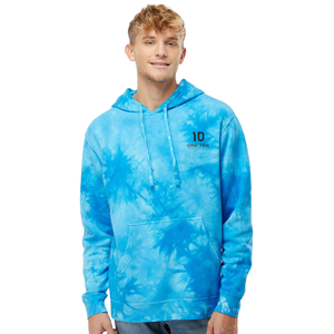 Sweat à capuche unisexe mi-lourd tie-dye en coton, style mode, pour hommes et femmes, vêtements décontractés, fournisseur en gros - Product Image 1