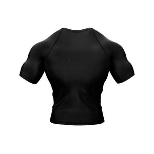 เสื้อแรชการ์ดผู้ชายรุ่นใหม่ปี 2026 ขายส่ง คุณภาพพรีเมียม 100% รับผลิตตามแบบ OEM พร้อมโลโก้ ผ้าสแปนเด็กซ์/โพลีเอสเตอร์ ระบายอากาศ แห้งเร็ว แบบไม่มีแขน - Product Image 4