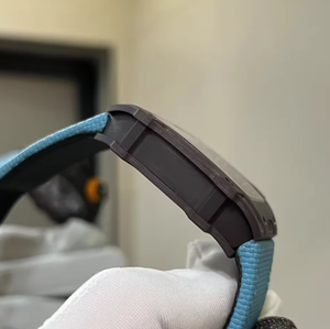 Reloj Mecánico de Fibra de Carbono de Alta Calidad para Hombre con Correa de Nailon, Reloj de Pulsera Mecánico con Tourbillon en Forma de Raqueta de Tenis - Product Image 3