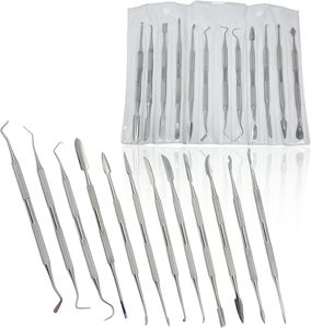 Espátula para Cemento Dental, de Acero Inoxidable, Doble Punta, para Mezclar y Modelar en Laboratorio, Instrumentos Médicos Restauradores, Profesional, Manual, MOL - Product Image 6