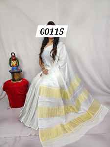 Sari de Seda Bandhani de Lujo para Mujer, Sari Tradicional Indio con Teñido Anudado para la Fiesta de Diwali y Eventos Culturales, Origen Rajasthan - Product Image 4