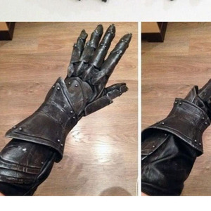 Gants en cuir à doigts entiers - Product Image 2