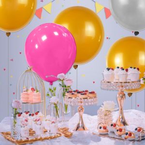 32pcs Pearl Gold 18-Inch Latex Party <b>Balloons</b> Big <b>Round</b> <b>Balloons</b> for Wedding & Birthday Decorations - Product Image 3
