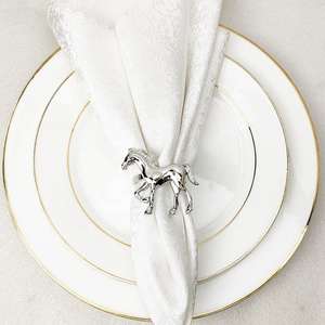 Anillos de Servilleta Metálicos Reutilizables con Acabado Premium, Ideales para Decoración de Bodas, Cenas Elegantes y Decoración de Mesas de Restaurante - Product Image 5