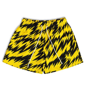 Pantalones Cortos Deportivos para Hombre con Estampado Geométrico, de Secado Rápido, Poliéster, Cintura Media, Largura Corta, Casuales - Product Image 5