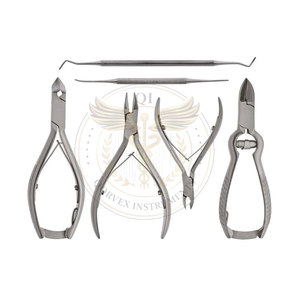 Kit d'outils de soin des ongles en acier inoxydable professionnel de luxe, 4 pièces, ensemble d'instruments de podologie - Product Image 2