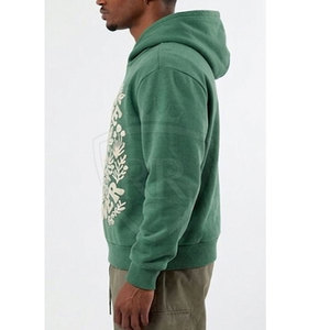 Sudadera con Capucha para Hombre, Cómoda, 100% Algodón, Gruesa, con Diseño Moderno Estampado, Estilo Urbano, para Invierno - Product Image 2