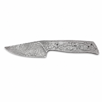 Couteau à lame vierge en acier Damas fait main, personnalisable OEM, pour le camping et la cuisine - Jexmoo