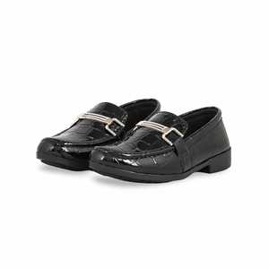 Chaussures habillées formelles noires pour garçons modèle KD2197 - Product Image 3