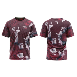 เสื้อยืดกีฬาผู้ชายลายกราฟิกแบบซับลิเมชั่น แห้งเร็ว ผลิตจากโพลีเอสเตอร์ เหมาะสำหรับวิ่ง ฟิตเนส ออกกำลังกาย และการฝึกซ้อม - Product Image 1