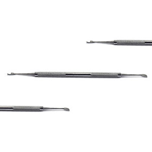 Nettoyeur d'oreilles pour chiens et chats, 2 pièces, dissolvant de poils, forceps vétérinaire, grattoir à tartre, outil professionnel de toilettage pour animaux de compagnie en acier inoxydable - Product Image 3