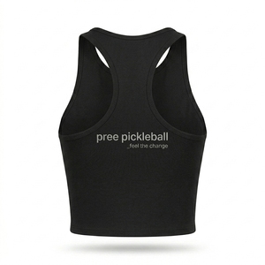 Top Deportivo Personalizado para Mujer, Estilo Racerback, Cuello Redondo, Secado Rápido, Transpirable, Tejido Elástico, Cómodo, para Pickleball, OEM - Product Image 2