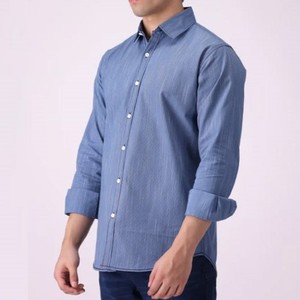 Camisa de Botones para Hombre, Tendencia Actual, Hecha a Medida, Ligera, Fácil de Usar, Transpirable, Cómoda, Duradera, de Franela, de Alta Calidad, Antiarrugas - Product Image 2