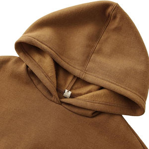 Vente en gros de sweats à capuche en molleton de coton décontractés et surdimensionnés pour femmes et hommes, hiver, haute qualité, service OEM personnalisé - Product Image 5