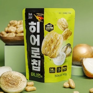 [Dailymeal] Chips protéinées au goût d'oignon pour adultes, croustilles cuites riches en fibres, snack protéiné Bokthing Hero au goût d'oignon - Product Image 3