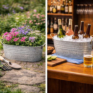 Headway Crafts - Baignoire ovale galvanisée de 4 gallons - Product Image 4