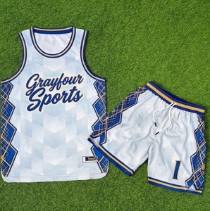 Ensemble de maillots de basket-ball Team Next, 100% polyester respirant, impression sublimée, design de couleur personnalisé pour l'entraînement et la compétition - Product Image 4