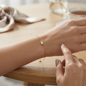 Impresionante Brazalete Bolo con Diamantes Ecológicos Creados en Laboratorio, Accesorio Brillante para la Muñeca, Exquisito Brazalete Tennis con Diamantes Cultivados en Laboratorio - Product Image 4
