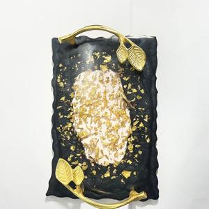Custom Resin Serving Tray Handmade Custom Resin tray - Product Image 2