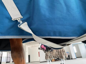 Custom Solid Breathable Waterproof Horse <b>Rug</b> with Nylon Lining and Mesh Shell Comfortable Durable Printed Summer Winter Sheet - Product Image 5