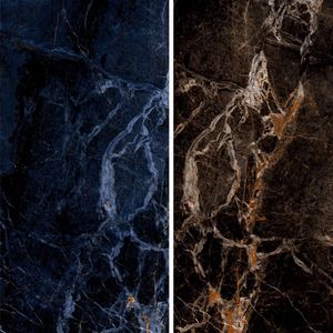 Revestimiento de pared de porcelana esmaltada tallada, formato grande 600x1200, textura de lujo, alto brillo, para decoración de bienes inmuebles comerciales - Product Image 4