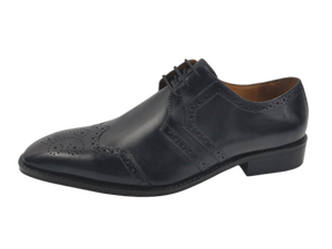 Zapatos Oxford Formales para Hombre, Punta Puntiaguda, Cordones, Suela de Goma, Forro de Cuero Genuino, para Oficina y Carrera, Todas las Temporadas - Product Image 3