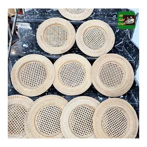 Assiettes en rotin tressé faites à la main au Vietnam - Product Image 6