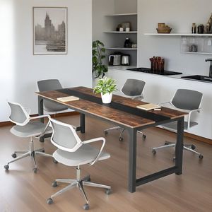 70.8 moderna X 31.5 pollici grande scrivania da ufficio tavolo tavolo da studio postazione di lavoro da scrivania - Product Image 5