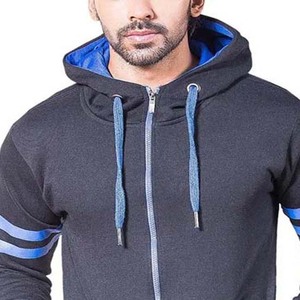 Sweat-shirt à capuche en polaire pour homme, chaud et confortable, à manches longues, avec poignets côtelés et poche kangourou, pour l'automne et l'hiver - Product Image 3