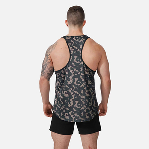 Camisetas sin mangas para culturismo Sialwings para hombre, al por mayor, de poliéster y algodón, para gimnasio, correr, fitness, entrenamiento. - Product Image 5