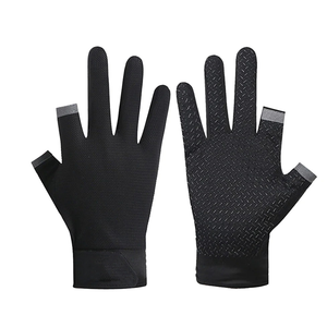 Gants de pêche unisexes en néoprène de qualité supérieure, protection UV, antidérapants, sans doigts, séchage rapide, logo personnalisé, fournisseur OEM, usine au Pakistan - Product Image 1