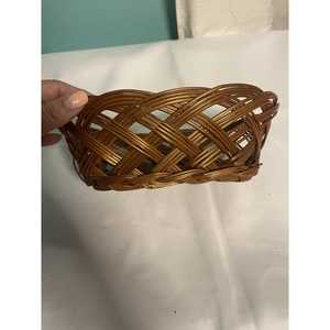 High Quality Natural Wooden Rattan Tray Serving Tray with Stainless Steel for Kitchen Ware Home Accessories and Decor Handicraft - Product Image 2