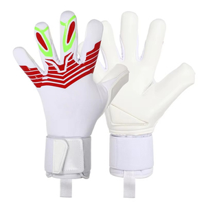 Guantes de Portero de Fútbol Profesionales de Alta Calidad, al por Mayor, Transpirables, de Látex y Cuero, con Colores y Logotipo Personalizados OEM - Product Image 4