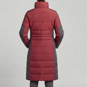 Women's Long Padded Winter <b>Coat</b> Outdoor <b>Bubble</b> Chest Pocket Puffer Long Jacket Women Warm Up Knitted Long Down Jackets Ladies - Product Image 2