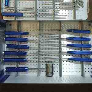 Ensemble d'instruments chirurgicaux manuels endoscopiques unilatéraux en acier inoxydable de haute qualité UBE Spine, miroir, finition satinée mate - Product Image 2