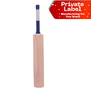 Bate de críquet de sauce de Cachemira con cubierta de fibra, equipo de golpeo de alto impacto para pelotas de tenis, para práctica y partidos en campo - Product Image 1