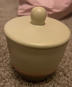 Contemporary Dual Tone <b>Storage</b> Canister Smooth Matte Finish Airtight Lid Elegant <b>Kitchen</b> Countertop Organizer Canister - Product Image 6